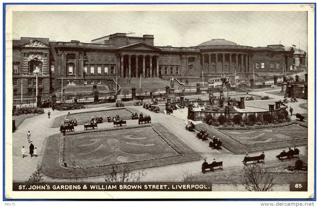 ANGLETERRE / ENGLAND : ST. JOHN´S GARDENS & WILLIAM BROWN STREET - LIVERPOOL - Liverpool