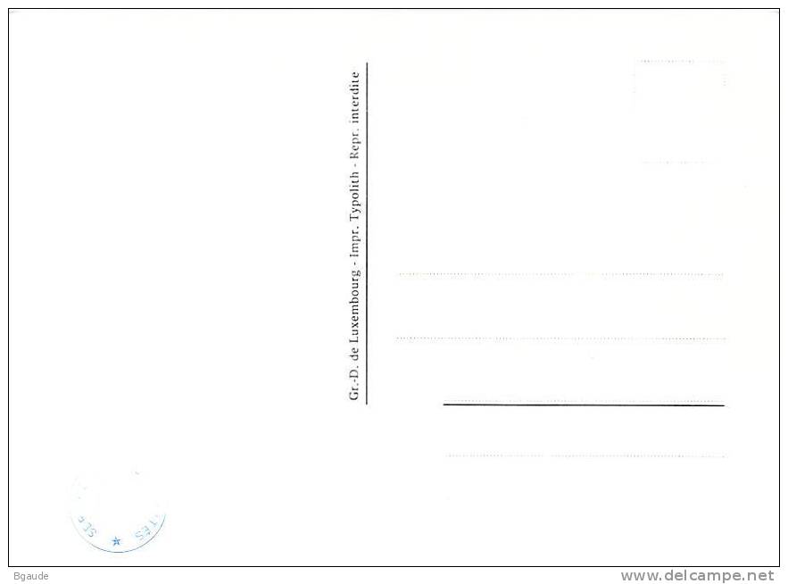 LUXEMBOURG  CARTE MAXIMUM  NUM-YVERT  DISTRIBUTEUR 1 - Cartes Maximum