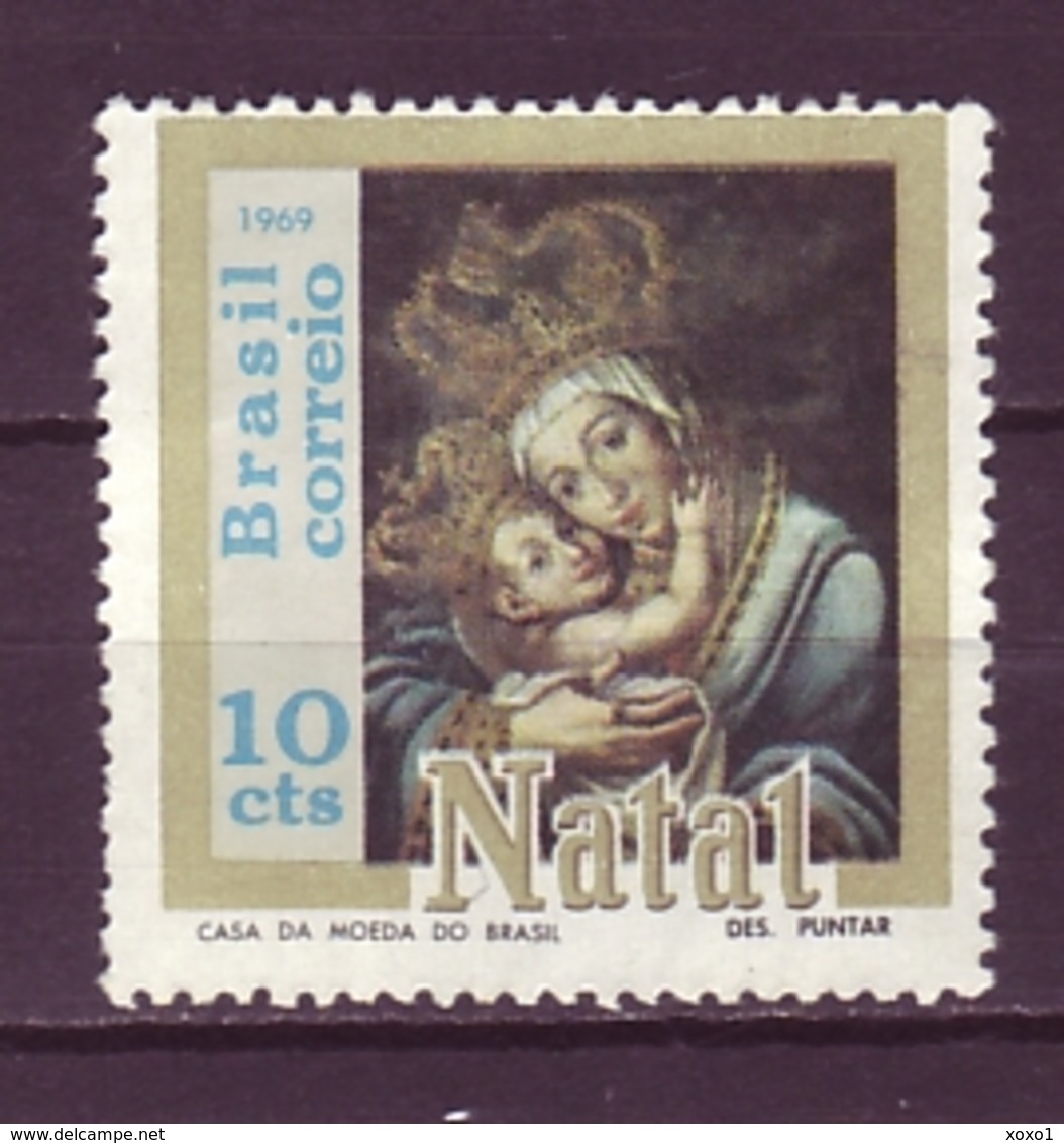 Brazil 1969 MiNr. 1239 Brasilien Christmas Religion Painting  1v MNH** 1,00 € - Neufs