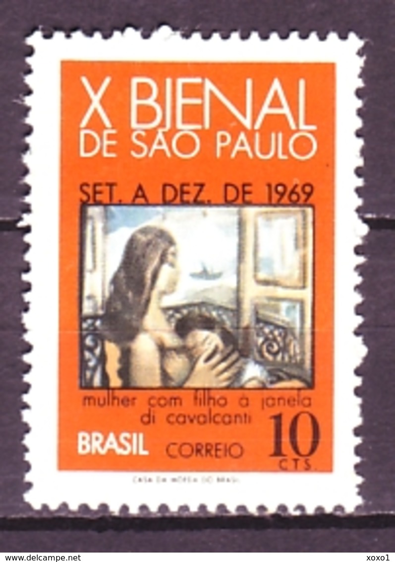 Brazil 1969 MiNr. 1215 Brasilien Biennale Di Cavalcanti ART Painting 1v MNH** 1,60 € - Nuevos