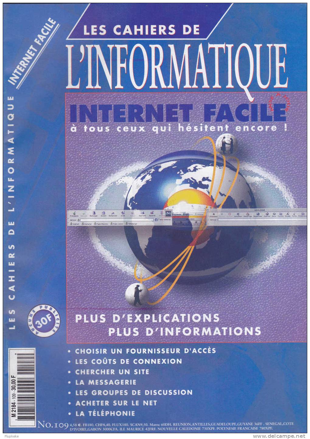 Cahiers De L´Informatique 109 Internet Facile - Informática