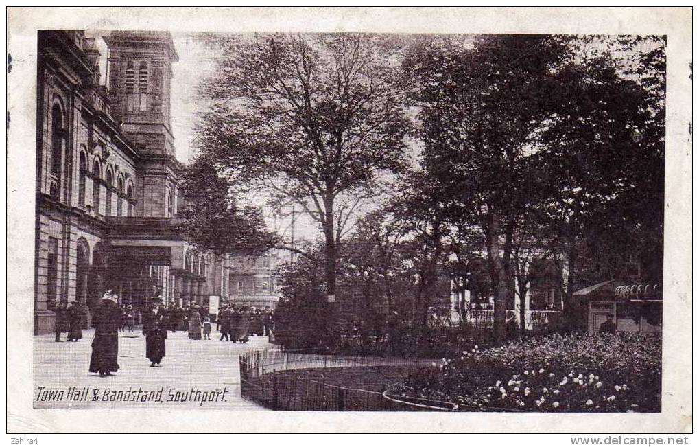 Town Hall & Bandstand  -  Southport - Southport