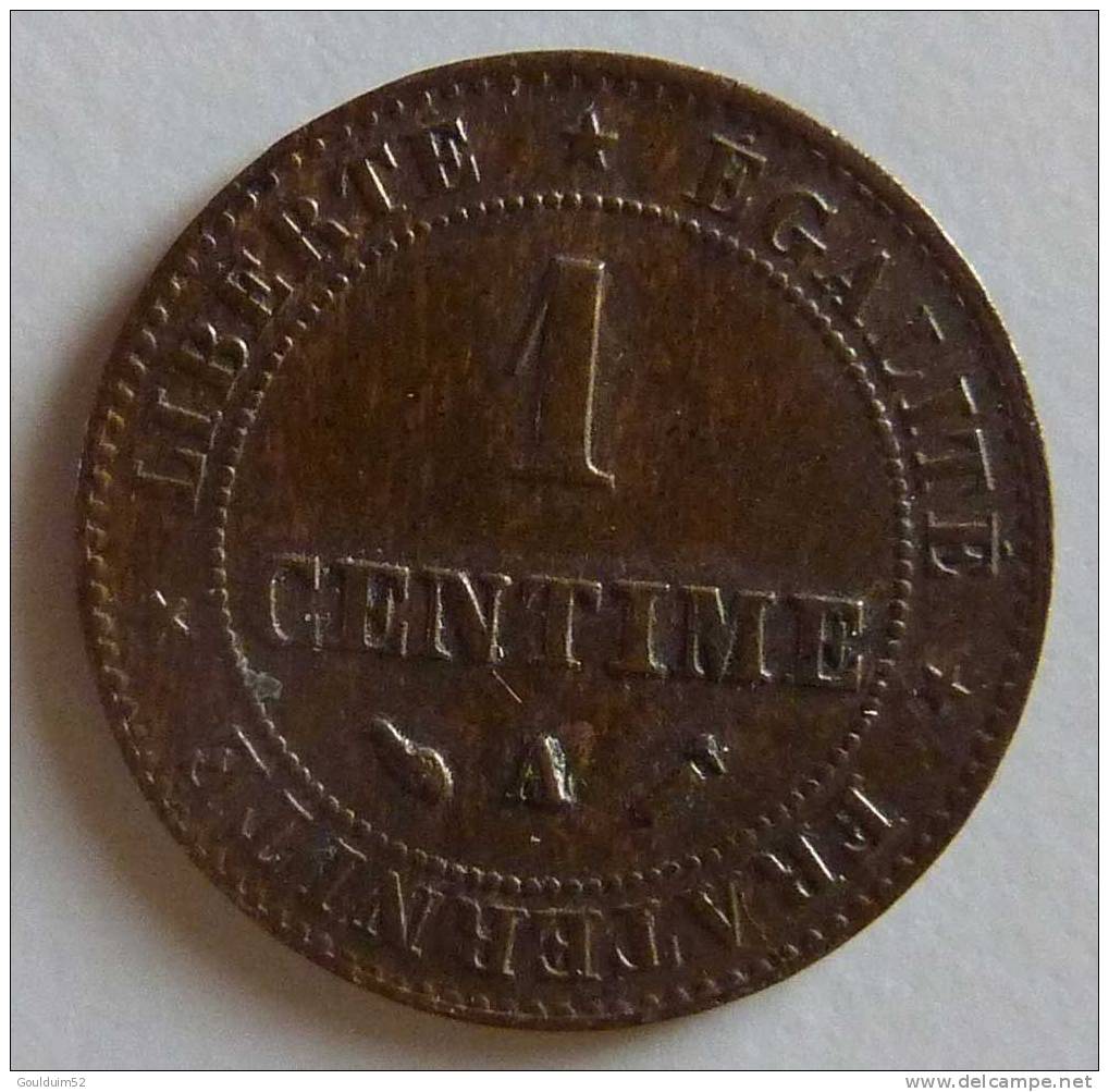 Un Centime Cérès 1887 A - Other & Unclassified