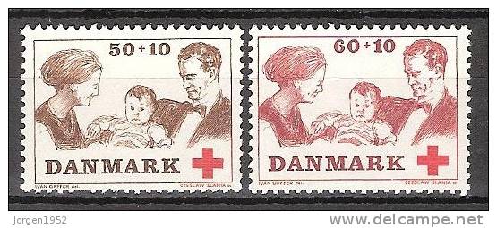 DENMARK UNUSED STAMPS FROM 1969 AFA: 491 - 492 - Ongebruikt