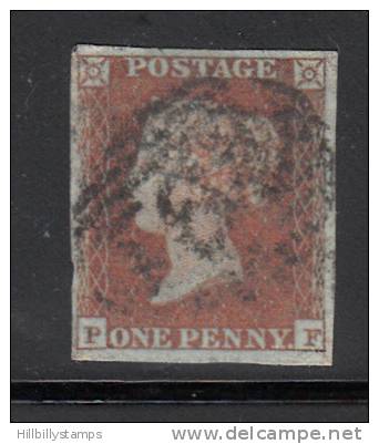 Gt.britain No. 3 Imperf. Bluish Paper - Used Stamps
