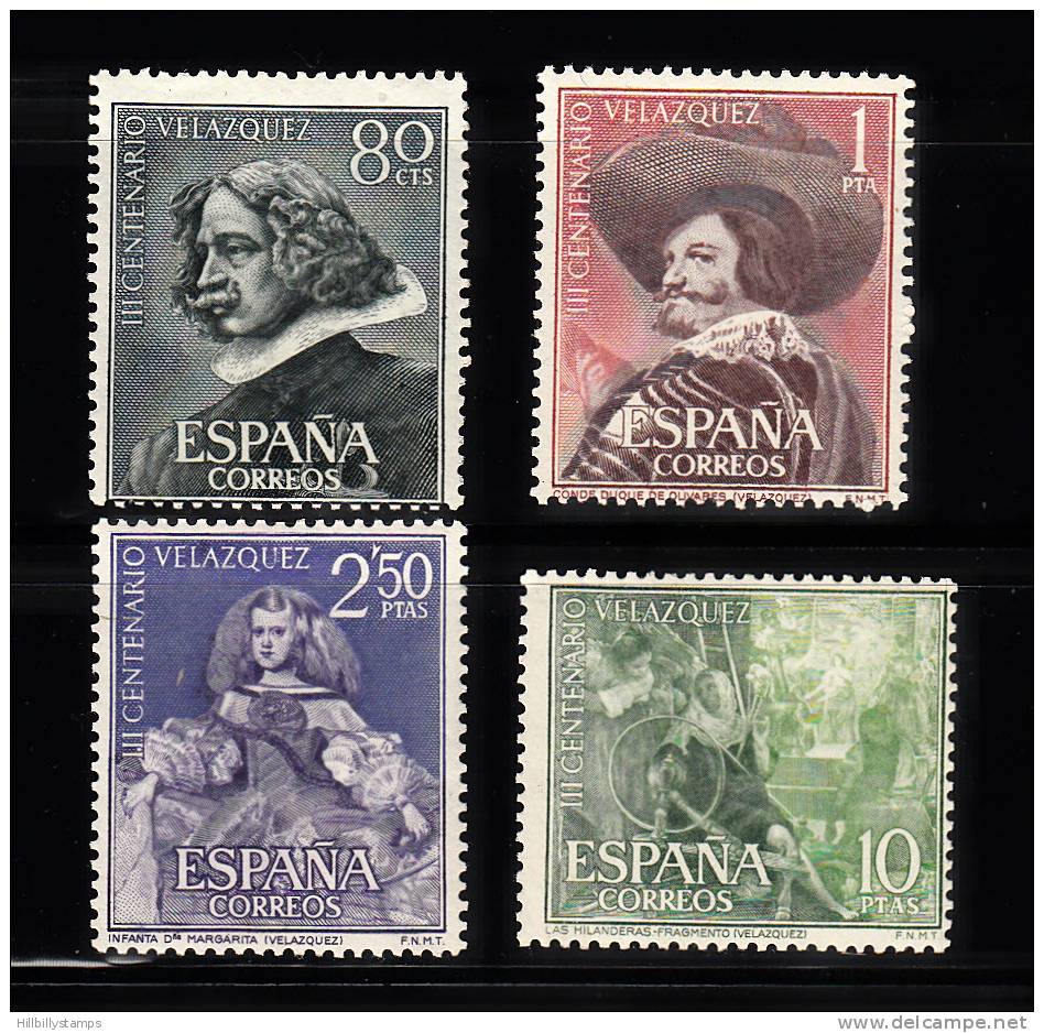 Spain Scott No. 983-86 Mnh  Year 1961 - Nuevos