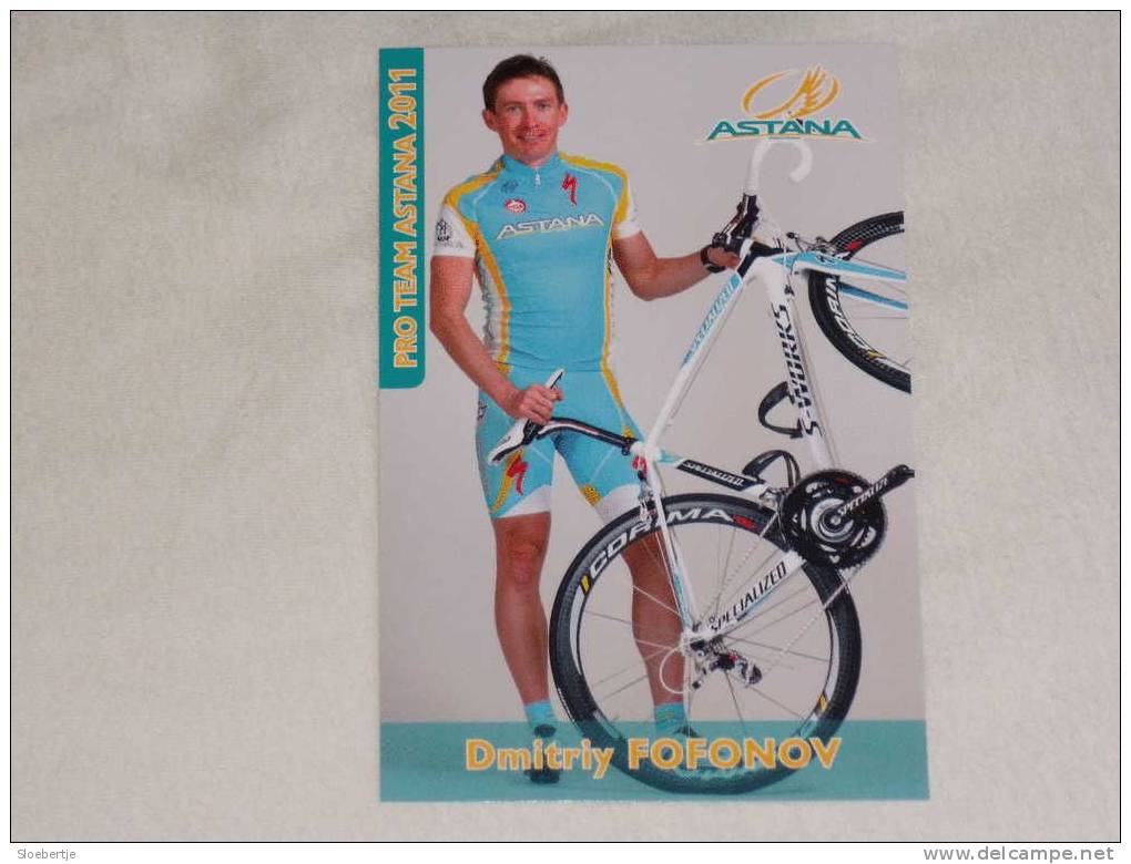 Dmitriy Fofonov - Astana - 2011 - Cycling