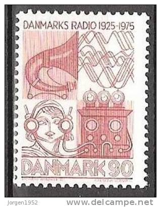 DENMARK UNUSED STAMPS FROM 1975 AFA: 583 - Ongebruikt