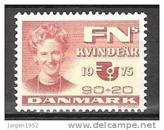 DENMARK UNUSED STAMPS FROM 1975 AFA: 584 - Nuovi