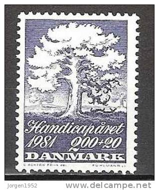 DENMARK UNUSED STAMPS FROM 1981 AFA: 736 - Nuevos