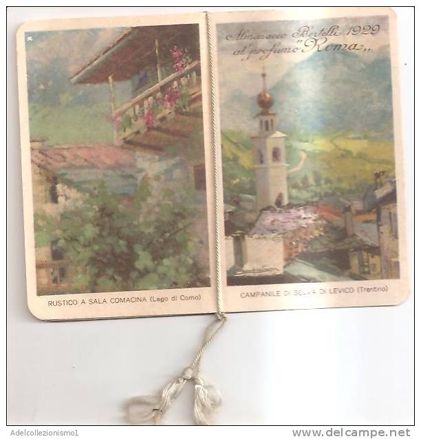 54786)calendario Serie Almanacco Bertelli - Anno 1929 - Small : 1921-40