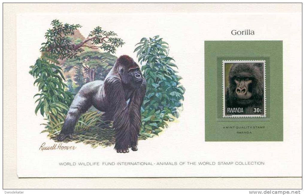 Rwanda 1978. Gorilla. Gorille. Singe. Monkey. Aap. Affe. MNH**. WWF. New! - Gorilas