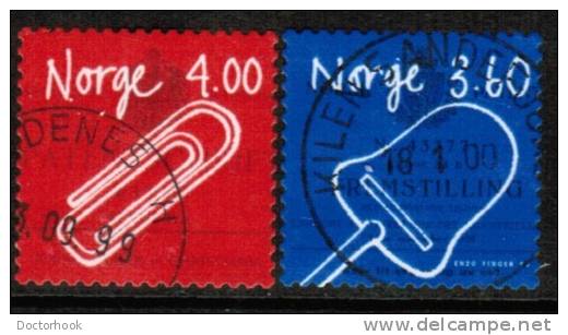 NORWAY   Scott #  1213-4  VF USED - Gebraucht