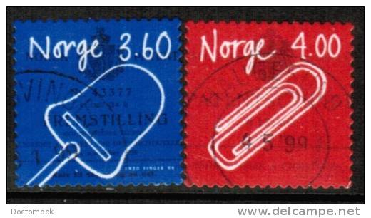 NORWAY   Scott #  1213-4  VF USED - Gebraucht