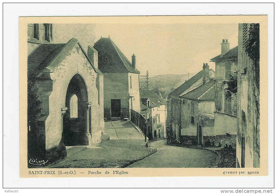 SAINT PRIX - Porche De L'Eglise - Saint-Prix