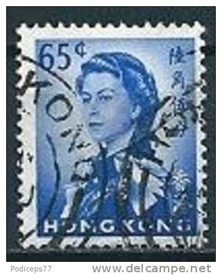 Hongkong  1962/67  Q EII  65 C (Wmk Sideways)  Mi-Nr.204 Y  Gestempelt / Used - Used Stamps