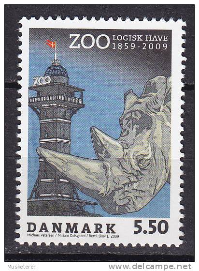 Denmark 2009 Mi. 1530     5.50 Kr Zoologischer Garten Kopenhagen Nashorn Rhinoceros MNH** - Neufs