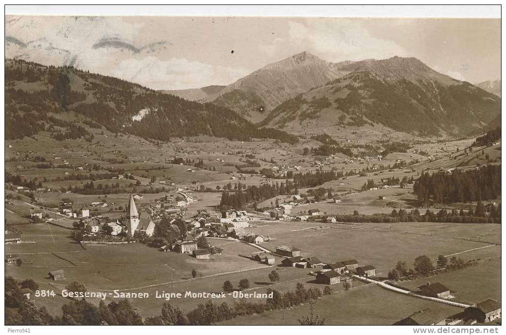 SUISSE - GESSENAY - SAANEN - Ligne Montreux-Oberland - Gessenay