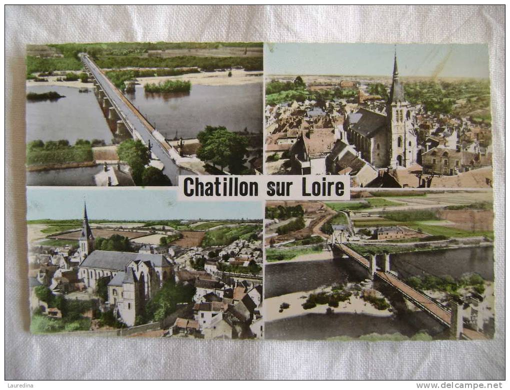 CPSM  CHATILLON SUR LOIRE   - ECRITE EN 1959 - Chatillon Sur Loire