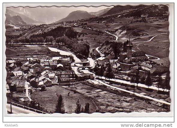 73 TERMIGNON (Savoie) - Vue Générale - Les Deux Ponts Sr Le Doron - Vue Aérienne  Jardins Ouvriers En 1er Plan -CPSM Cim - Autres & Non Classés