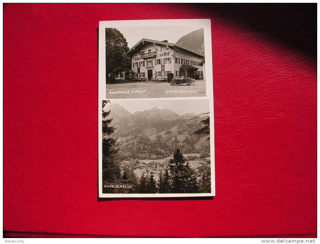 == Bayrischzell, Gasthof Z. Post   Altes Auto Foto AK 1932 - Rosenheim