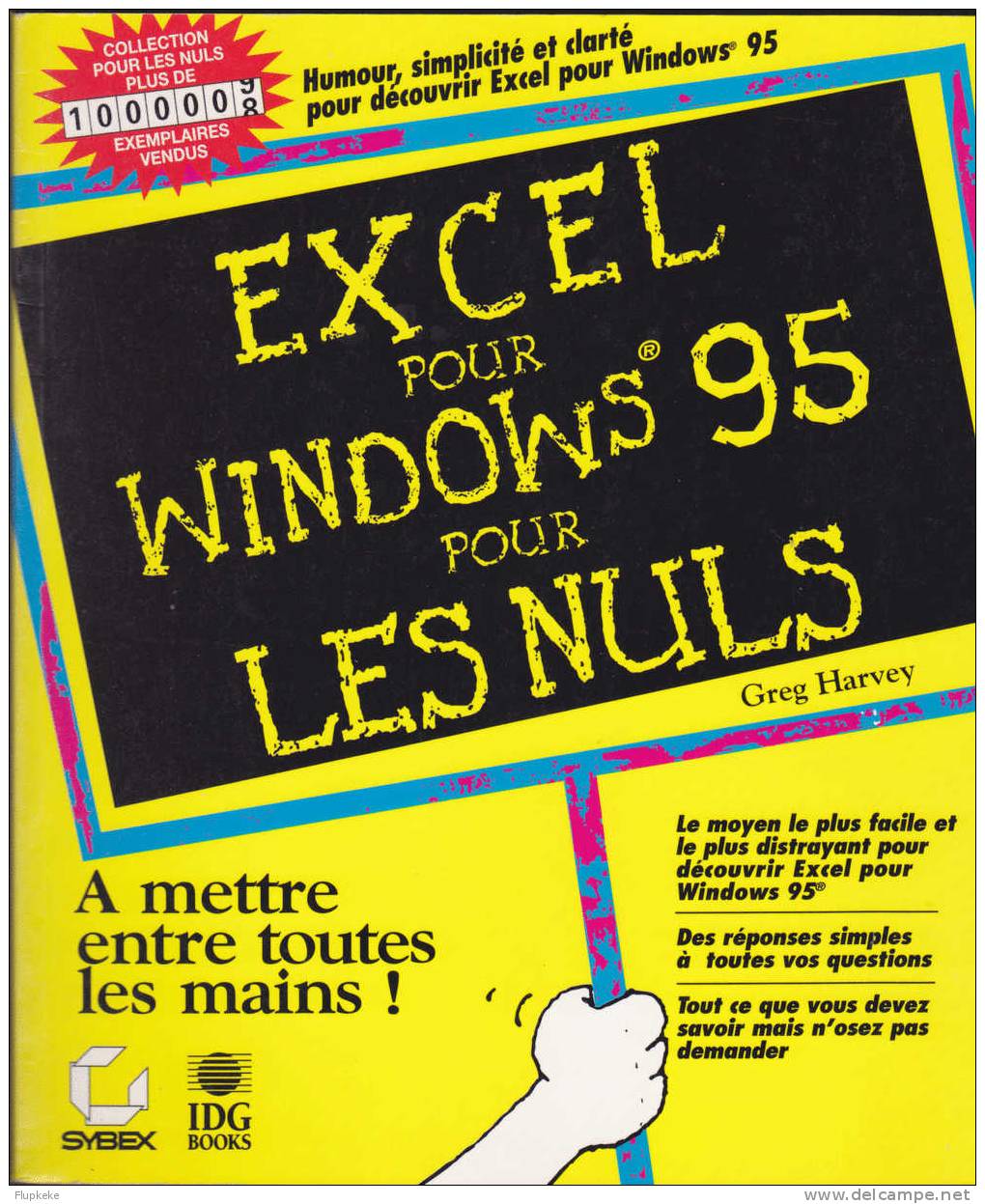 Excel Pour Windows 95 Pour Les Nuls Greg Harvey Sybex 1997 - Informatica