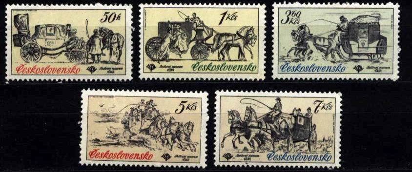 CS 1981 Mi 2598-2602 Yt 2423-7 ** - Unused Stamps