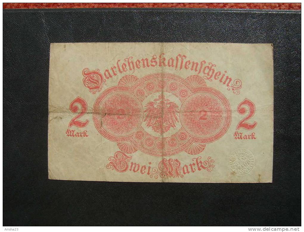 NoT. Germany, Berlin 2 Mark 1914 - Ser. 161 . 343569 - 2 Mark