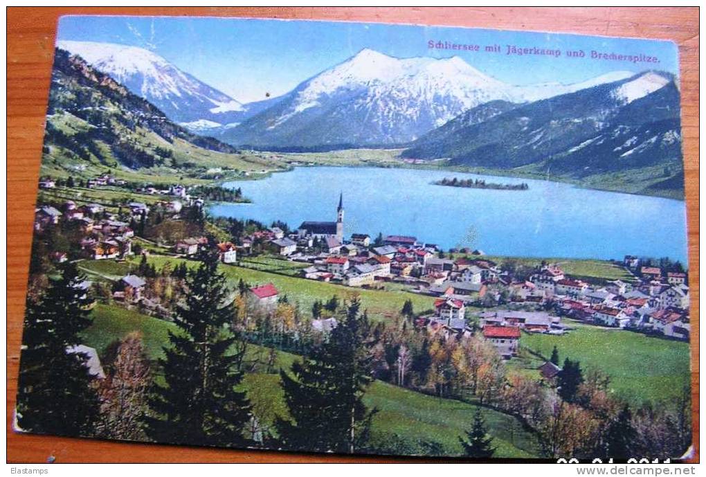 ==  Schliersee , Mit Alpen - Tegernsee