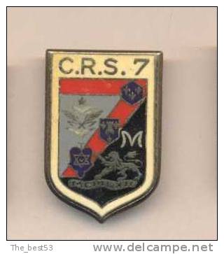 Insigne   CRS   7 - Police