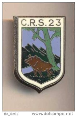 Insigne   CRS   23 - Police