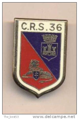 Insigne      CRS   36 - Politie En Rijkswacht