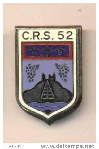 Insigne      CRS   52 - Politie En Rijkswacht