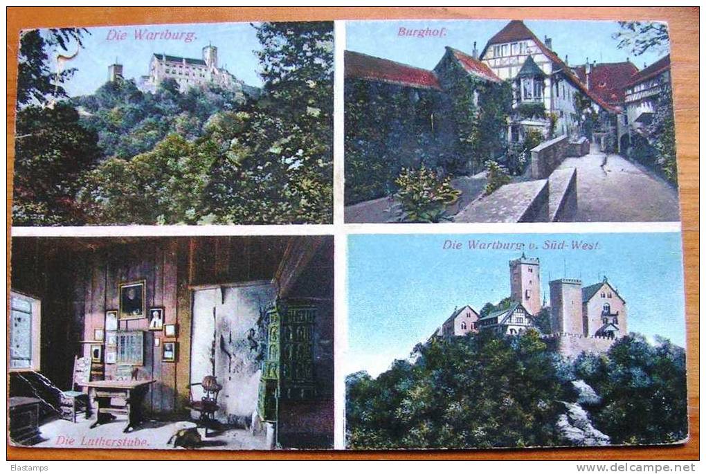 == Eisenach, Burg  Wartburg .. Infla 1921 - Eisenach