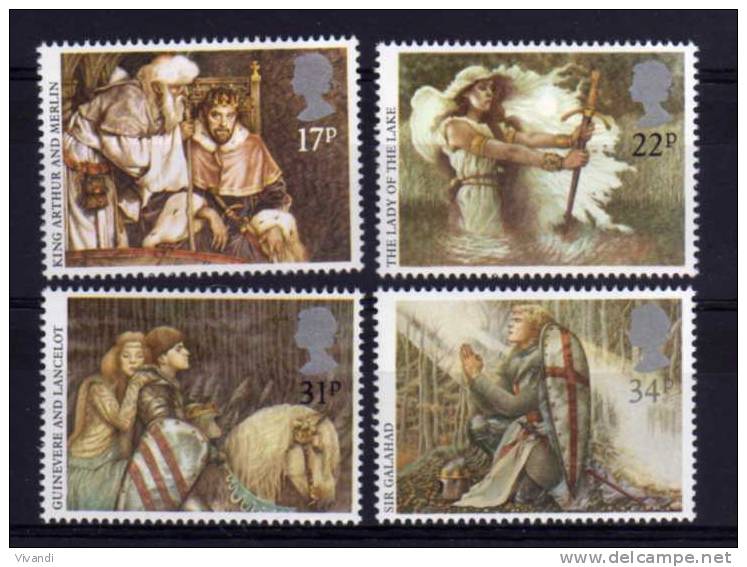 Great Britain - 1985 - Arthurian Legends - MNH - Nuovi