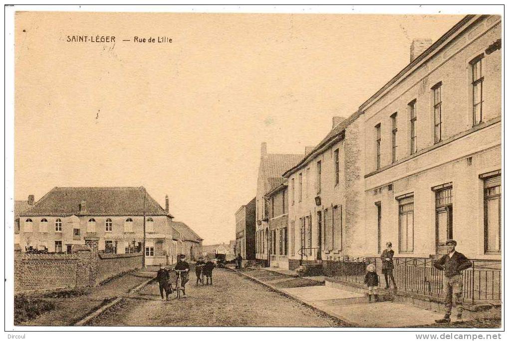 17824  -  Saint-Léger  -  Estaimpus  -  Rue  De  Lille - Estaimpuis