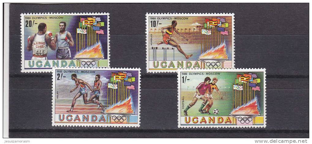 Uganda Nº 246 Al 249 - Oeganda (1962-...)