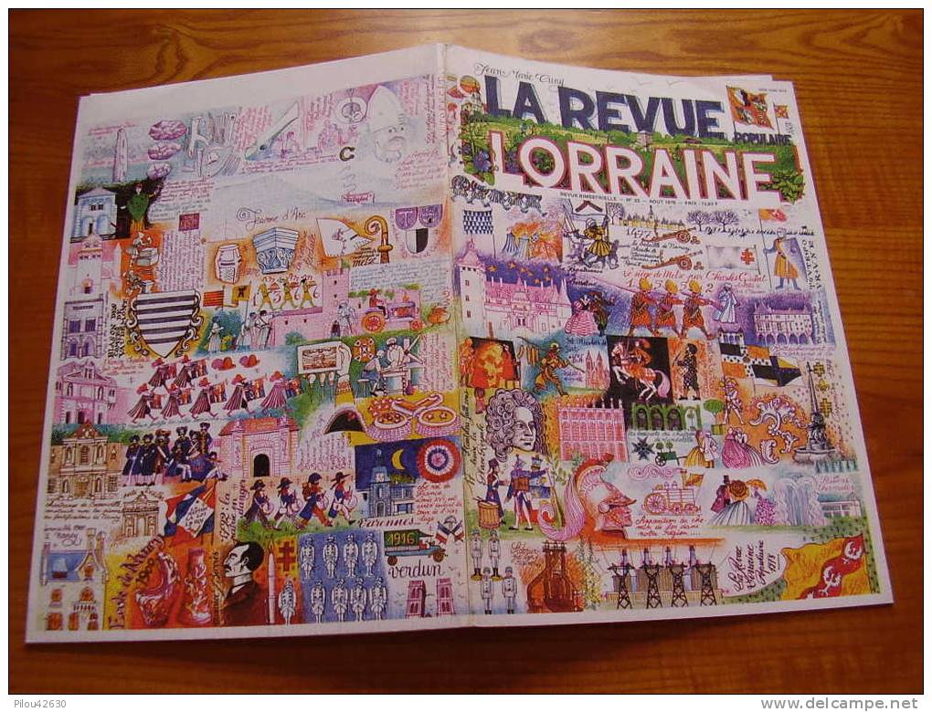 La Revue Lorraine De Jean Marie Cuny : N° 23 De Aout 1978.  Schlittes Et Schlitteurs. Portieux. Arsène Rémond.... - Lorraine - Vosges