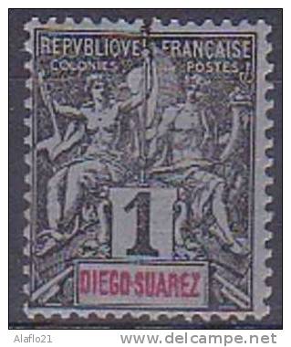 £2 - DIEGO SUAREZ N° 38 - Neuf Avec Charnière - Sonstige & Ohne Zuordnung