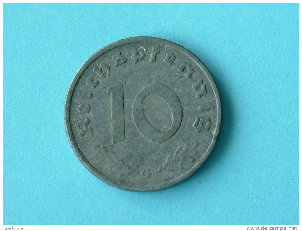 1941 G - 10 REICHSPFENNIG / KM 101 ( For Grade, Please See Photo ) ! - 10 Reichspfennig