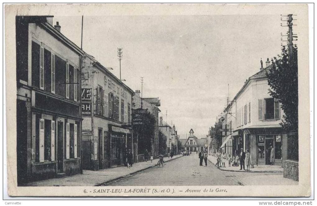 SAINT LEU LA FORET - 95 - Val D' Oise - Avenue De La Gare - Saint Leu La Foret