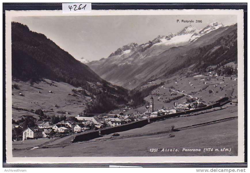 Airolo Panorama ; 1174 M. ; N°1251 (4261) - Airolo