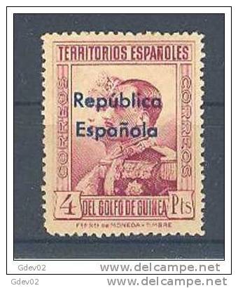 GUI242-L3559TCELSC.Guinee.GUINEA  ESPAÑOLA.Alfonso Xlll.1932. (Ed 242**) Sin Charnela.MUY BONITO - Sonstige & Ohne Zuordnung