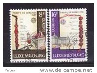 Luxembourg 1982 - Yv.no.1002-3 Obliteres,serie Complete - Gebraucht
