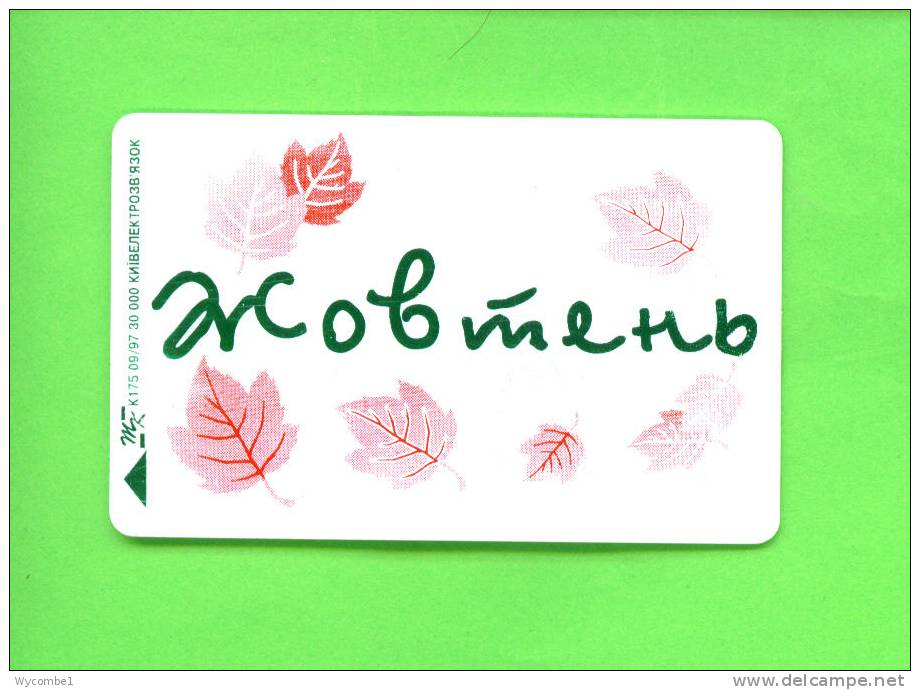 UKRAINE  -  Chip Phonecard As Scan - Ucraina