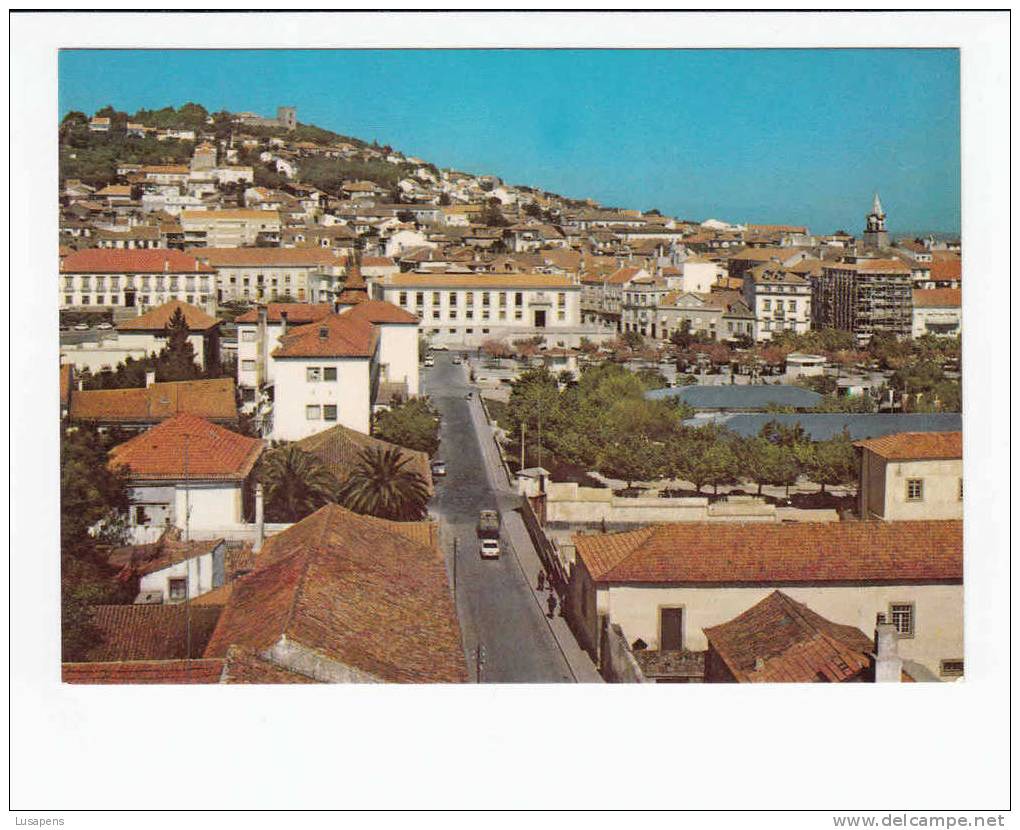 Portugal Cor 12509 – CASTELO BRANCO - CASTELO E VISTA PARCIAL DA CIDADE - Castelo Branco