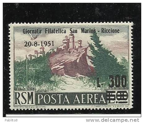 SAN MARINO VEDUTA L.300 SU 500 MNH - Luftpost