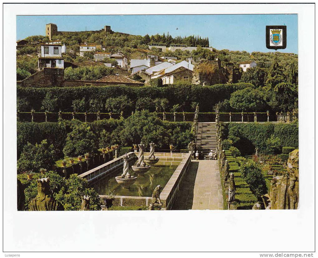 Portugal Cor 12529 – CASTELO BRANCO - JARDIM DO PAÇO . LAGO DAS COROAS - Castelo Branco