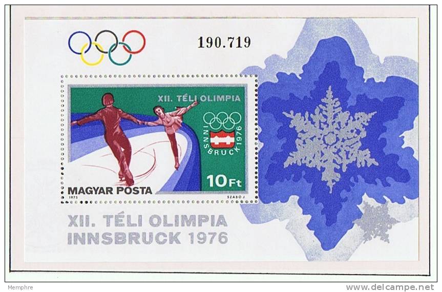 1975  Jeux Olympiques D'hiver  Hockey, Ski, Patinage, Bobsled   ** MNH - Ungebraucht