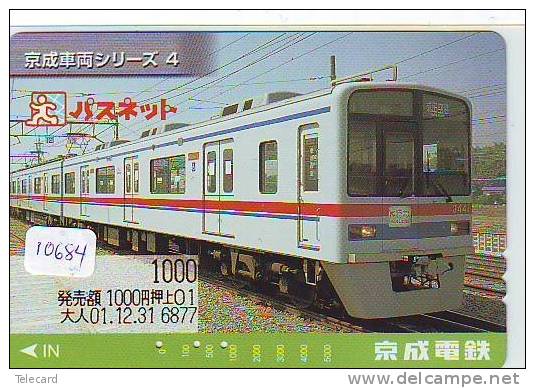 Carte Prépayée  Japon * TRAIN *  (10684)  Japan Prepaid Card * Eisenbahn ZUG * Karte * TREIN * - Treni